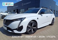 Peugeot 308 62 SW GT Automat 130 KM Demo GWARANCJA FV23 1.2 130KM