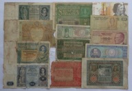 Zestaw banknotów POLSKA , NIEMCY i inne 13 szt