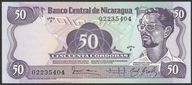 Nikaragua 50 cordobas 1984 - Carlos Fonseca - stan bankowy UNC -