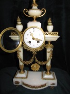 Wyjatkowy Empire Zlocony Zegar Gabinetowy XIXw