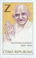 Czechy 2019 Znaczek 1035 ** Mahatma Gandhi