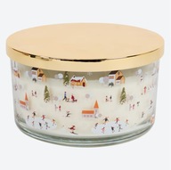 Duża Świeca zapachowa świąteczna 3 knoty 35h Tradycyjna Ekologiczna