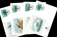 Kiribati / 4 Koperty FDC / 245-248 ( WWF - Fauna - Ryby ) 1991 r.