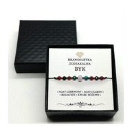 Bransoletka Kamienie Naturalne Znaki Zodiaku - Byk