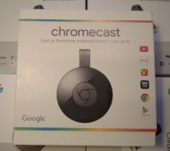 Odtwarzacz multimedialny Google Chromecast 2 FullHD HDMI SmartTV oryginalny