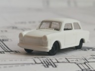 ~*~ TT 1:120..TRABANT 601S LIMUZYNA.. TT-CLASSIC.. NA MAKIETĘ..BIAŁY ~*~