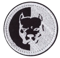 PITBULL ___ ŁATKA, NASZYWKA 6cm