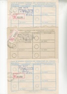 'R"Koło 1-trzy koperty polecone