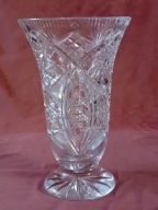 DUŻY WAZON KRYSZTAŁOWY PRL Vintage