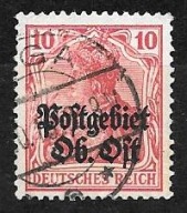 &OKUPACJA NIEMIECKA (ON) ROCZNIK 1916 Fi 21c kas. gw/opis - PRZEDRUKOWE
