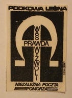 ETYKIETA - PODKOWA LEŚNA - PRAWDA WAS WYZWOLI - NIEZALEŻNA POCZTA POMORZA