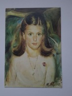 Marian Adamczyk - dziecko Izabelka - pocztówka z lat 80-tych