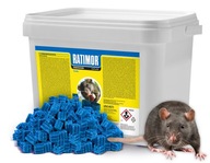 PROFESJONALNA BARDZO SILNA TRUTKA TRUCIZNA NA SZCZURY MYSZY 3KG RATIMOR