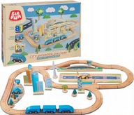 Drewniana Kolejka Miasto City 81 el Elefun