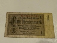 1 marka Niemcy 1937 P#173b F seria N