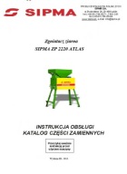 SIPMA ZP 2220 ATLAS - instrukcja obsługi, katalog części (2013-...)
