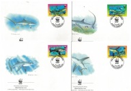 02-FDC-KP41-Tokelau, WWF 2002-Ryby-Rekiny