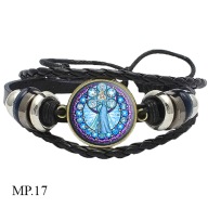 Skórzana bransoletka - Kraina Lodu - Elsa MP.17