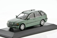 BMW 323i Touring E46 Green metallic 1999 1/43 MINICHAMPS 431028310