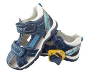 Sandały dziecięce chłopięce rzepy skóra skórzane wkładka profi r. 30 CLIBEE