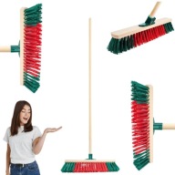 Miotła Ulicówka Szczotka Zmiotka Na kiju 50 cm Do Zamiatania Oprawna