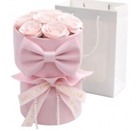 Flower box,bukiet zapachowych kwiatów mydlanych w pudełku LED na Dzień Mamy