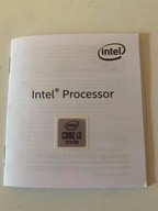 INTEL INSTRUKCJA + NAKLEJKA CORE I3 10 GENERACJA