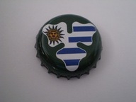 kapsel Carlsberg - MŚ piłka , flaga - Urugwaj