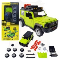 Model Suzuki Jimny metalowy samochód 1:32 zestaw do tuningu ZIELONY