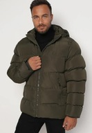 Tanio !_NOWA męska ZIMOWA puchowa WYGODNA kurtka z KAPTUREM_XL/2XL 124cm
