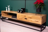 Szafka RTV LITE DREWNO Dębowe Jesionowe NA WYMIAR PROMOCJA