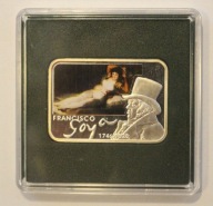 GOYA FRANCISCO - 1 $ DOLAR 2010 NIUE - "MALARZE ŚWIATA" CERTYFIKAT, PIĘKNA