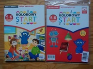 Kolorowy start Język angielski Karty pracy + Wyprawka