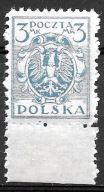 116 ** jasnoniebieski marg. pap. K1 ZL 11 1/2 z 114 - 119 eks. p. J.Walocha