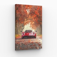 Obraz na płótnie 30x40 Pagani Huayra na tle lasu auto | Pomysł Na Prezent