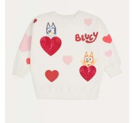 BLUZA BLUEY BINGO HEART George 5-6L KURIER