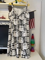 E Zwiewna biało-czarna letnia Kaleidoscope 42/44