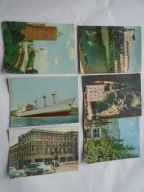 STARE WIDOKÓWKI POCZTÓWKI POZNAŃ KRYNICA OPOLE SANDOMIERZ zestaw 9 sztuk