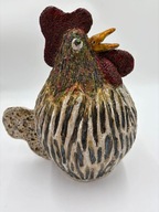 190. Ceramiczna kura rękodzieło Dorota Stefańska Sztab 8160