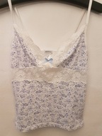 BLUZKA ALMA RAS Top NA RAMIĄCZKACH ROZ.38 KORONKA