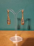 Kolczyki w kolorze złota i srebra