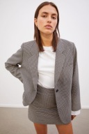 H&M MARYNARKA ŻAKIET JEDNORZĘDOWY PEPITKA M