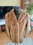 Futerko Norka Eleganckie Ciemny Beż NOWA - M/L