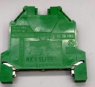 Śrubowy zacisk przewodu ochronnego WK4SL/35 900 V cena za 2 szt 23-3-5