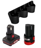 Potrójny uchwyt na baterie Parkside 12V X12V / Druk 3D