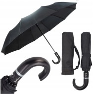 PARASOL MĘSKI DAMSKI PARASOLKA KLASYCZNA CZARNA ELEGANCKA KRÓTKI PREZENT