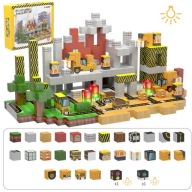 Klocki Magnetyczne Klocki Minecraft Klocki Sześciany PIKSELE ŚWIATŁO 138 el