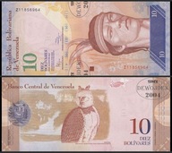 BNB - WENEZUELA 10 Bolivares 2014 Z # seria zastępcza # P90er # UNC