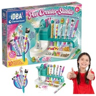 KREATYWNY ZESTAW FABRYKA MAGICZNYCH DŁUGOPISÓW PEN CREATOR STUDIO DIY 50 EL