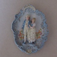 Dekoracyjna plakieta porcelanowa - biskwit